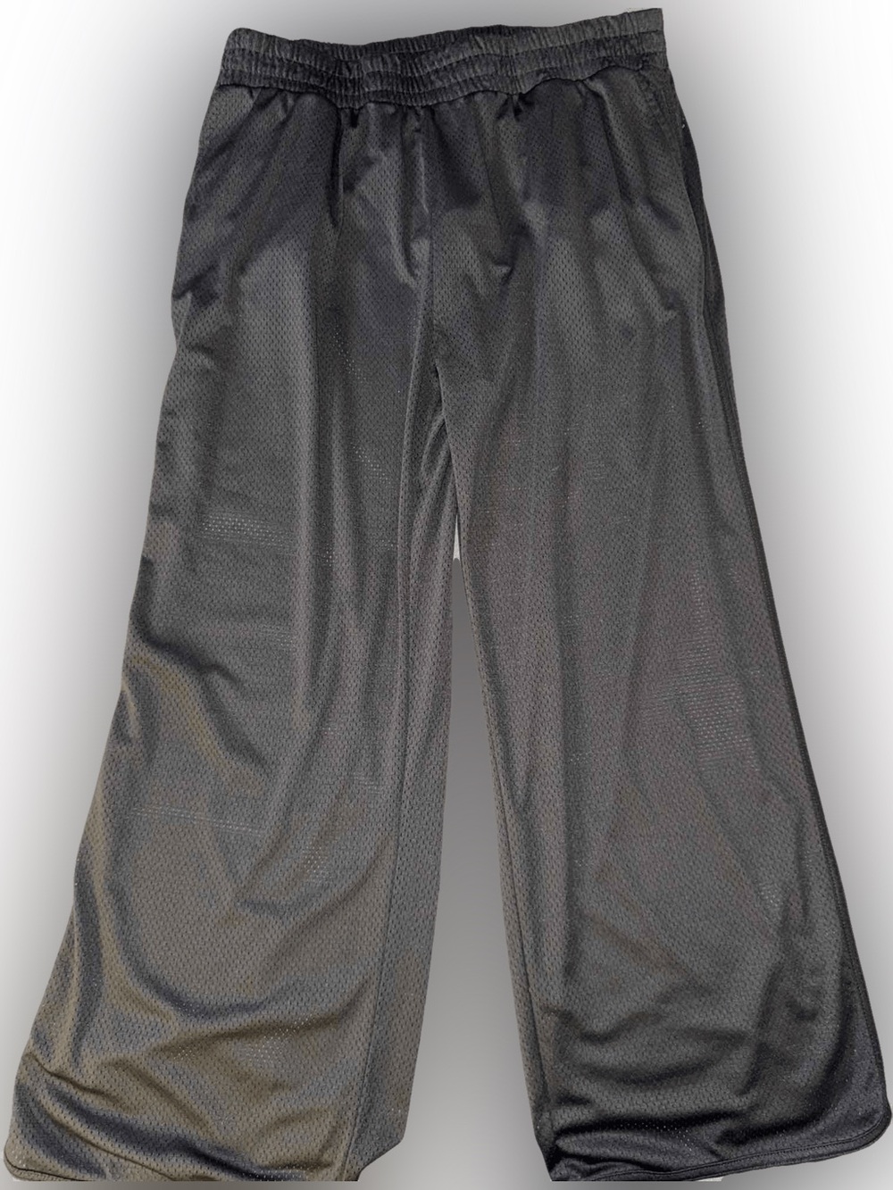 Aerie Offline grey mesh wide leg skater pants